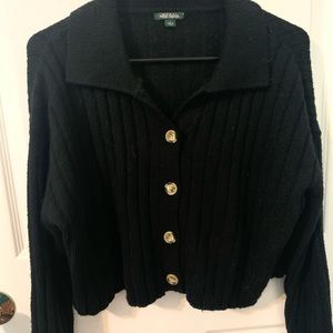 This is a cropped sweater from target.